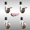 Service Caster 3 Inch 316SS High Temp Glass Filled Nylon 1-3/4 Inch Stem Caster Lck Brake, 2PK SS316TTLEX20S314-GFNSHT-2-S-2-134 - alternate 3